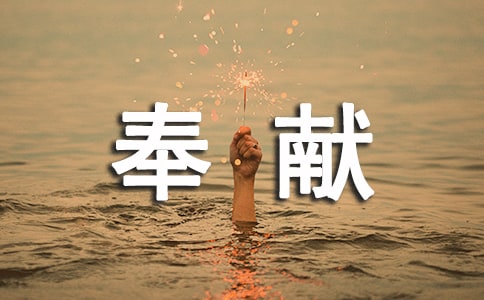 【精選】奉獻(xiàn)作文300字四篇